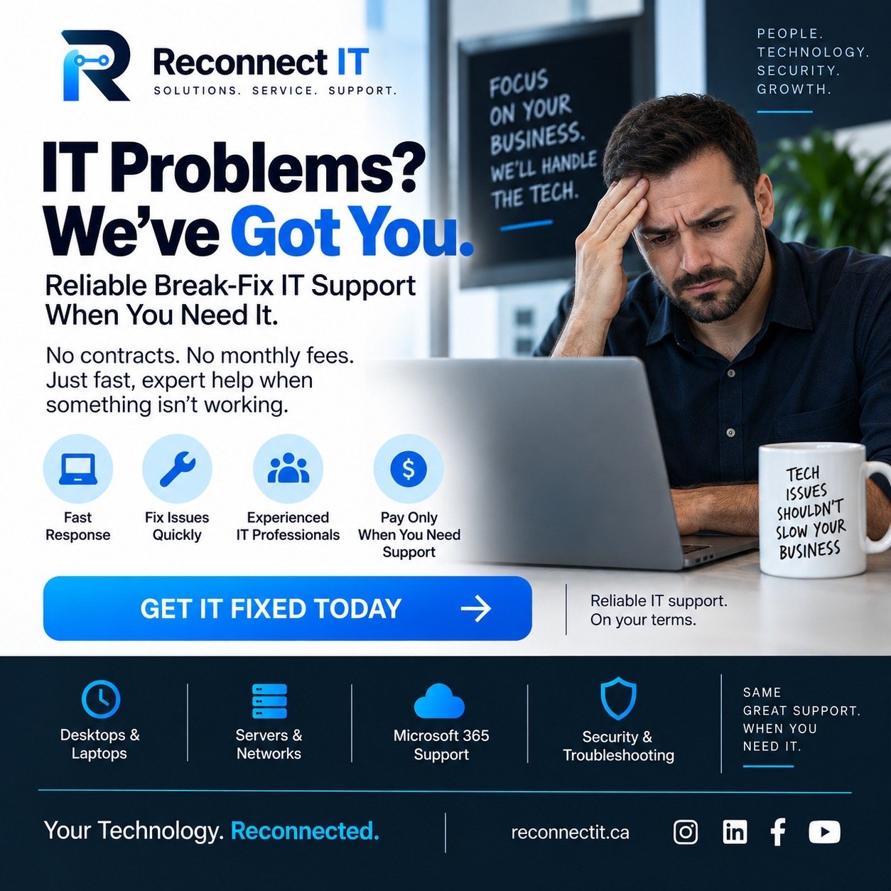 Reconnect IT On-Call business IT support